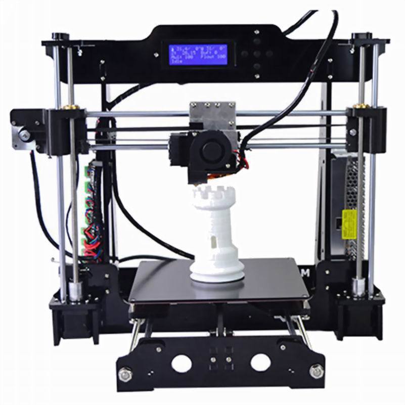 Afinibot Acrylic Frame LCD Screen Acquired Reprap Prusa i3 desktop 3D Printer Machine High Precision impressora