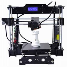 2015 Afinibot Acrylic Frame LCD Screen Acquired Reprap Prusa i3 desktop 3D Printer Machine High Precision impressora DIY Kit