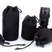 Universal Neoprene Waterproof Soft Video Camera Bags Lens Pouch Bag Case S M L XL Full Size For Canon Nikon Sony Black