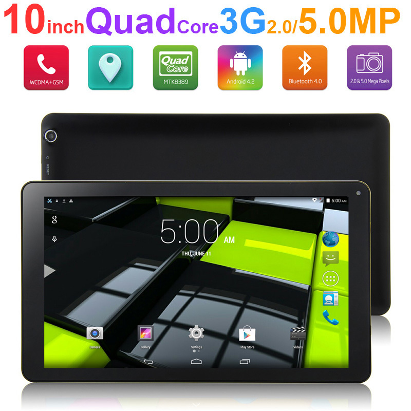 Original Brand NASCO Android Tablet PC 10 Quad Core MTK8382 Android Notebook 5 0MP Camera Bluetooth