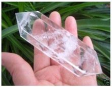 NATURAL CLEAR QUARTZ CRYSTAL POINT healing decorate free shoping