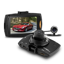 G30B Car Black Box Allwinner Car DVR Dual Lens with Car Rearview Camera 2 7 LCD