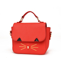 Fashion Women Lovely Cat Square Bag Japan And Korean Style Mini Bag Luxury Ladies Small Shoulder