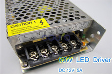 12V 5A 60W 110V 220V Lighting Transformers high quality safe Driver for LED strip 3528 5050