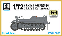 S-modelo 1/72 PS720080 1/72 WWII German sd. kfz. 2 Kettenkrad kit modelo de plástico