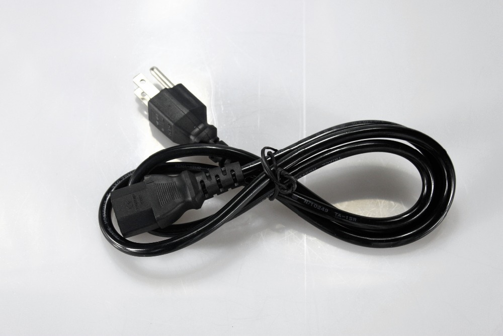 GS Power Cord Cable US Laptop AC Adapter Lead 3Pin Cable Free Shipping