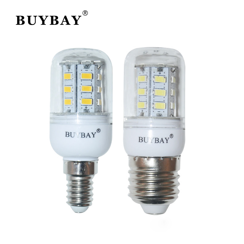 220V Lampada Led E27 E14 Bulb Lamps 5730 Corn Bulb 24leds 110V 7W LED Lights Corn Led Bulb Chandelier Candle Lighting 1PC/Lot