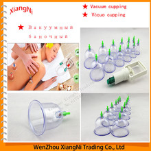 NEW 2015 Body Health Care Vacuum Cupping Device 12 Tank Vacuum Magnetic Therapy Devices Massager Therapy