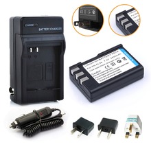 HIBTY 2400mAh EN-EL9 EN EL9 ENEL9 Rechargeable Camera Battery For + Car Charger + Adapter Nikon EN-EL9a D40 D40X D60 D3000 D5000