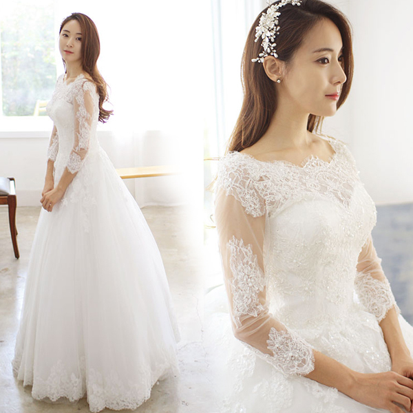 HOT Angle lace flowers Organza pretty princess summer party beautiful wedding dress dresses for women girl