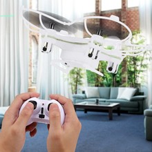 Mini RC Quadcopter Drone Headless Mode 2.4G 4CH 6 Axis Gyro LED Lights White 66