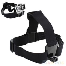 Head Strap Mount Belt Elastic Headband For GoPro GO PRO HD Hero 2/3 Camera  2K5I
