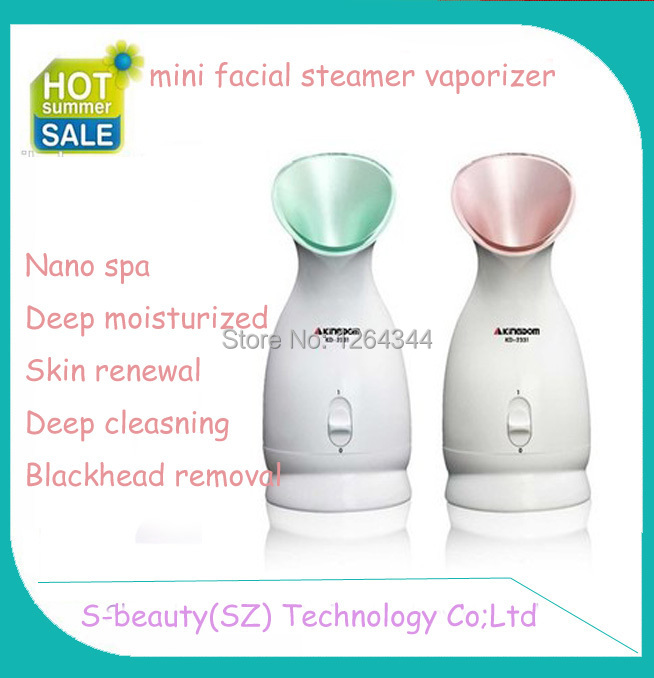 Фотография free shipping ! Beauty nano spa Portable mini Kingdom electric ozone facial steamer vaporizer for home use