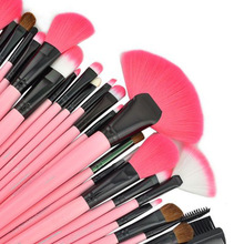 2015 Hot Sale Professional 24 pcs Makeup Set Tools Make up Kit Wool Brand Brush Set