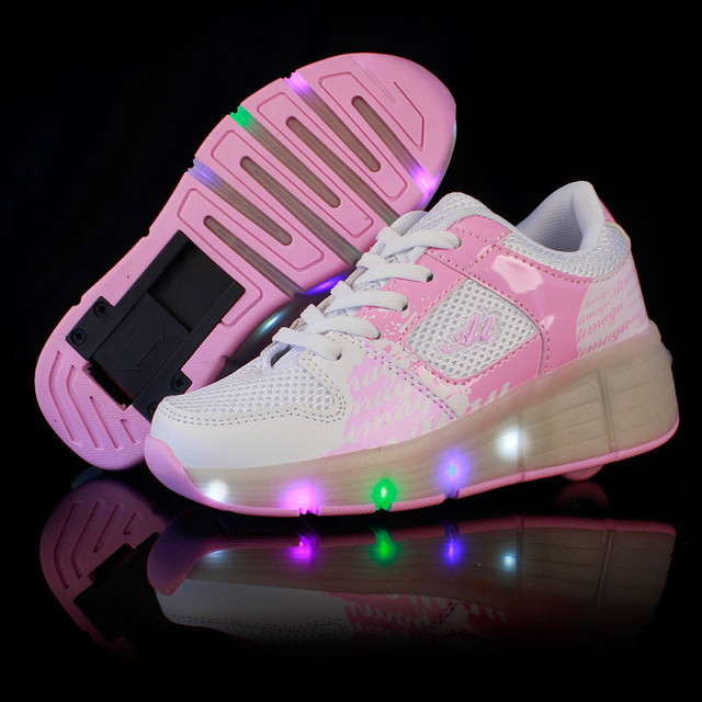Новый 2016 Ребенок Heelys Jazzy Юниоров Девушки Парни Обувь Для Детей Детей Свет Heelys Роликовых Коньках Кроссовки С Колесиками