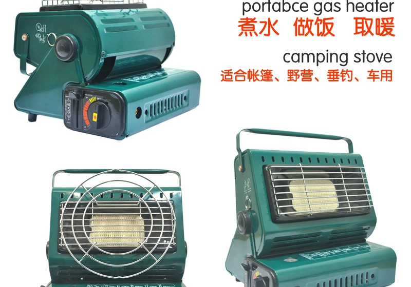 Car infrared portable outdoor heaters cassette gas heater heater tent camping Fishing