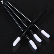 2016 50Pcs Disposable Cosmetic Lip Brush Lipstick Gloss Wands Applicator Makeup Brushes Tool 8LA1