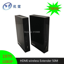 HD Video/Audio Signal Transmission System HDMI wireless Extender 50M HD receiver and transmitter 1080p Up to 200ft