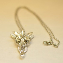 Fashion Jewlery The King Of The Lord Ladies Popular Necklaces Fairy Princess Arwen Evenstar Silver Pendant