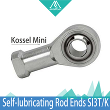 NEW 12pcs Kossel Mini Rostock Robot Delta 3D Printer Rod Ends Self-lubricating Rod Ends SI3T/K Bearings Spherical Plain Bearings