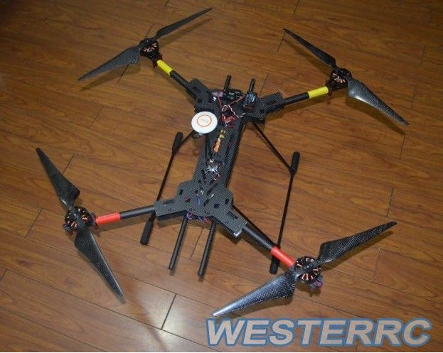 quadcopter drone carbon fiber frame with landing gear