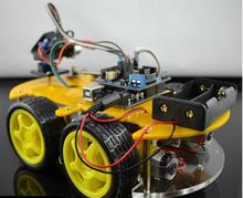 Multi función Smart Car Kit Bluetooth traje chasis seguimiento Compatible UNO R3 DIY RC robot juguete electrónico