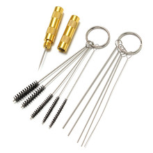 Hot Sale Best Price 11pcs/Set Airbrush Spray Gun Nozzle Cleaning Repair Tool Kit Needle & Brush Set Cleaner