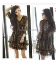 women s Plus size S XL 2XL 3XL 4XL 5XL 6XL dress leopard print beach sexy