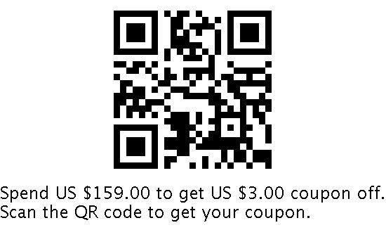 Qr code coupon