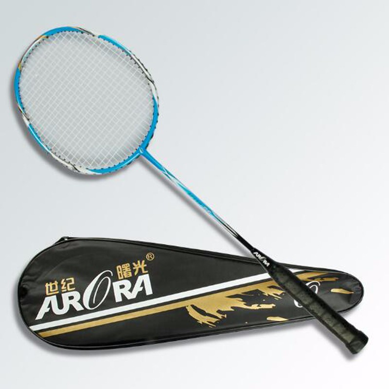 Ultralight Whole Body Carbon Badminton Racket 22-28LBS with Free Racket Bag Professional Badminton Training Shuttlecock Rackets (4)