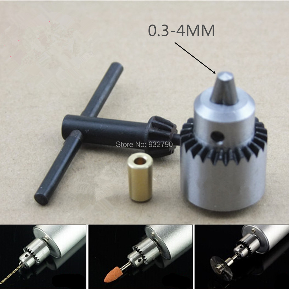 New Electric Drill Grinding Mini Drill Chuck Key Type JT0 Drill Chucks