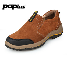 men’s casual shoe slip on autumn breathable suede loafer for men british style leather shoe male fashion outdoor Walking shoe