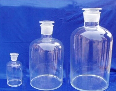 500ml Quartz Glass reagent bottle with cover reagent bottle
