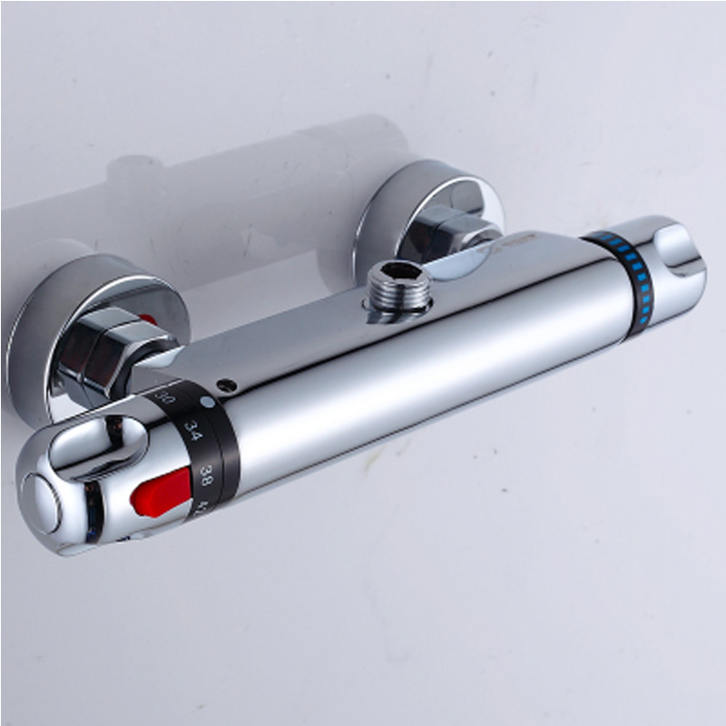 2015 Limited New Four Points Down Shower Faucets Constant Temperature Faucet Mix Water Valve Full Copper For Thermostatic Core