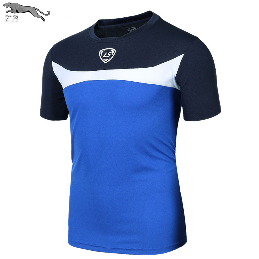 EA brand Designs sport T font b Shirt b font Slim Fit T font b shirt