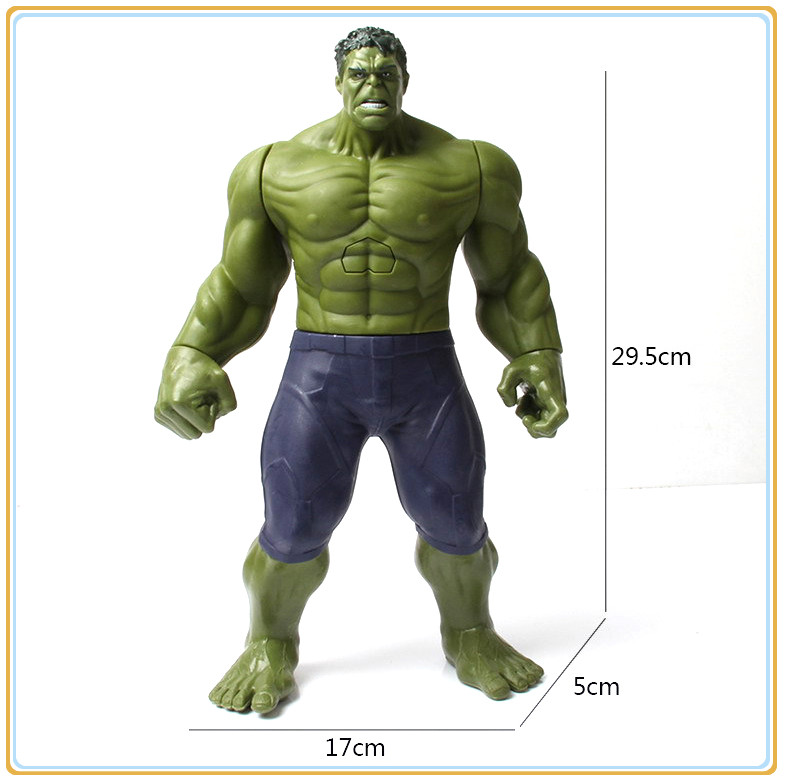 Marvel Heros 30cm The Avengers 2 Hulk PVC Action Figures Collectible Toy 12