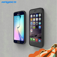 For iPhone 6 6S 6 plus, Antigravity Plastic Magical Anti gravity Nano Suction Cover Adsorbed car Hard Case Shell Black