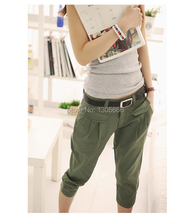 2015 Newest summer autumn pants Plus size XXL women pants Fashion cropped trousers pants capris harem