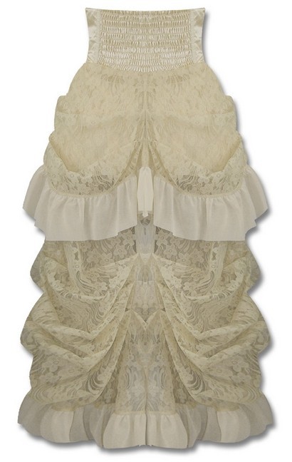 Долго готический стимпанк юбка кот vtg викторианской кружева суеты корсет