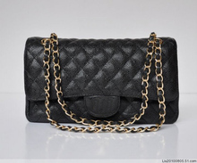 Free shipping 2013 New original caviar calfskin women’s shoulder bag women bag women messenger bags black and blue