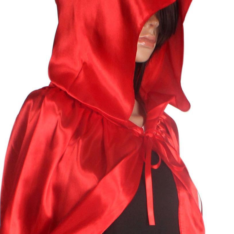 Free shipping 1PC Witch Spirit Cosplay Tops Hooded Cloak Coat Wicca Robe Medieval Capes Shawl Halloween