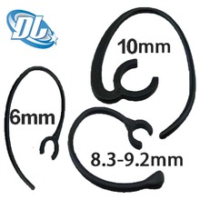 100/pcs Wholesale Universal 6/8.3-9.2/10mm ear hook for All bluetooth headset Bluetooth earphone ear hanger accessories