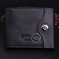 Hot sale leather men s wallet wholesale male purse Coin pocket hasp buckle money purse Serpentine
