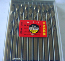 6.3 MM Cobalt broca derecho Shank fresa espiral bit 10 unids = 1 lote M35 materiales