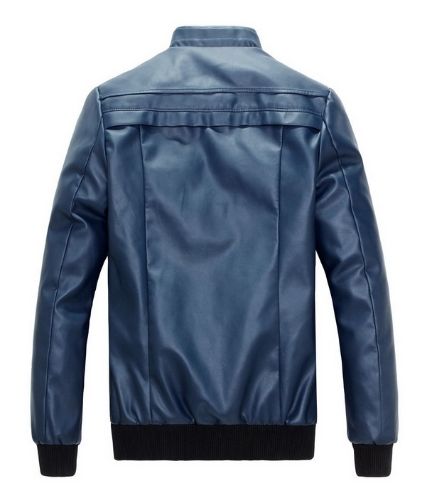 Men Leather Coats 2015 New Arrival Spring Autumn Fashion PU Leather Slim Fit Motorcycle costume F0959