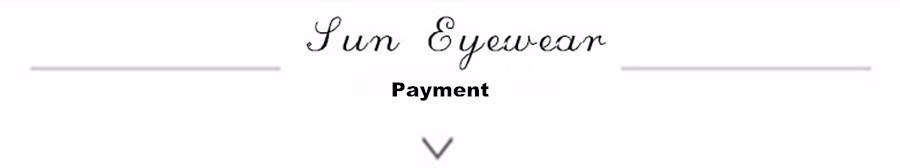 sun eyewear payment