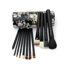 New 12PCS Pro Makeup Brushes Set Eyeshadow Powder Blusher Brush Beauty Cosmetic Tools Kit With Holder