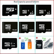 free shipping Micro SD Card 64GB 8GB 16GB 32GB 128GB Class10 2GB 4GB Class 4 Flash Memory Card Microsd for Smartphone