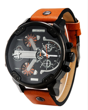 Dz reloj de la marca de lujo relojes para hombres relojes de relojes deportivos Montre Relogio Masculino relojes militares de cuero, DZ7332 Atmos reloj