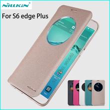 Nillkin For Samsung Galaxy S6 edge Plus Case Hight Quality Smart Sleep Function Phone Case Cover For Samsung Galaxy S6 edge Plus
